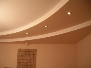 Многоуровневый гипсокартонный потолок