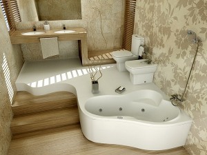 Креативный дизайн ванной