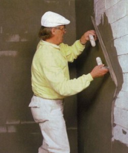 Оштукатуривание стены из газоблоков