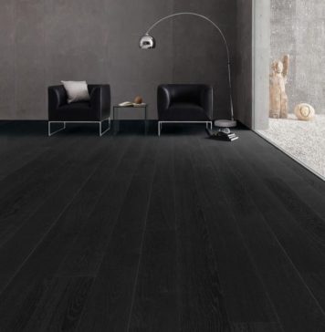 Применение чёрного ламината для обустройства интерьера Применение чёрного ламината для обустройства интерьера