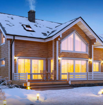 Зимние дома из бруса