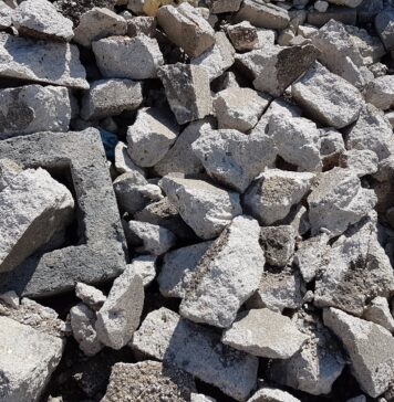 Технические характеристики вторичного щебня