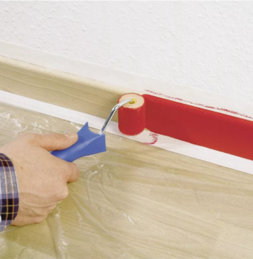 Можно ли красить гибкий плинтус