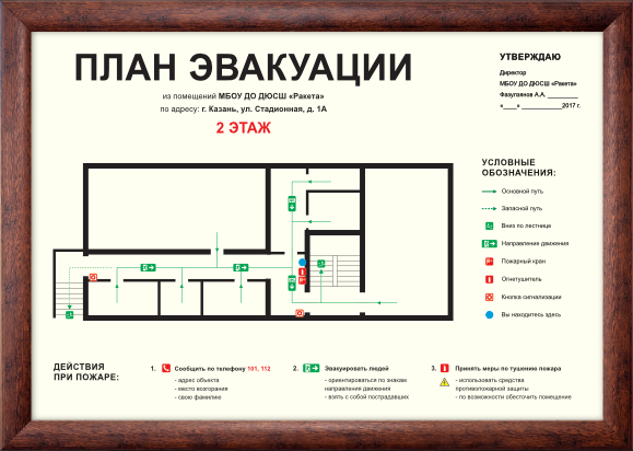 План эвакуации астана